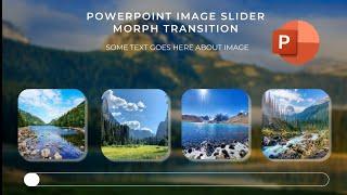 PowerPoint Easy Image Slider 1️⃣ Tutorial | Morph Transition | Free Template 