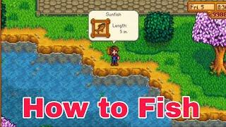 How to fish in Sratdew Valley