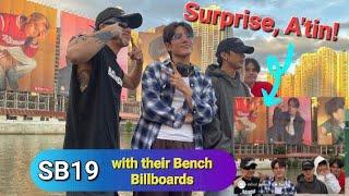 SB19 VISITS THEIR BENCH BILLBOARDS