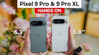 Google Pixel 9 Pro & Pixel 9 Pro XL Hands on Review: REAL iPhone 16 Rival?