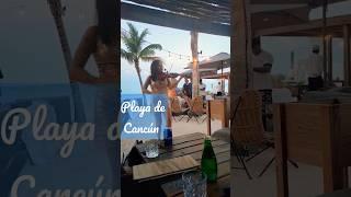 Violinista en Playa de Cancún #elmundodevirginia #shorts #cancun #playa #violin