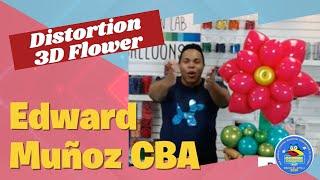 Distortion Flower 3D by Edward Muñoz CBA - Q Corner Convention 2020