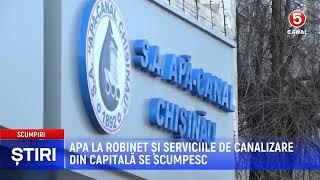 Apa la robinet și serviciile de canalizare din capitală se scumpesc