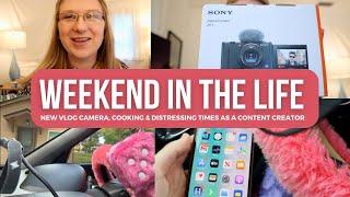 SPRING WEEKEND IN MY LIFE | Sony Camera, Meal Prep & Distressing Times As A Content Creator