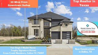 Trophy Signature Homes Van Gogh II Model Home - Cross Creek Meadows, Celina TX | Top Texas Realtor