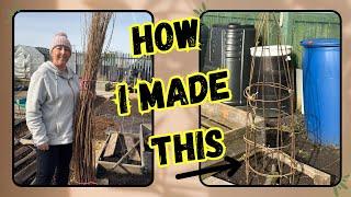 Making a Pea Structure From Willow | Cheap Easy & Simple