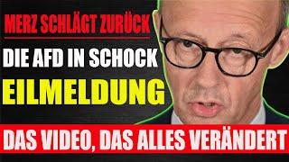 Merz beendet die Träume der AfD! Ein Video der  Merz  erstaunt AfD und lässt ihn fassungslos zurück!