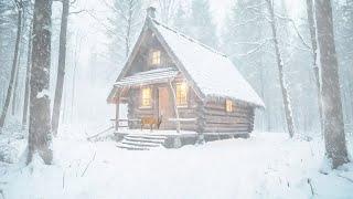  Experience Instant Sleep with Snowstorm Sounds | Peaceful Blizzard Ambiance for Meditation | ASMR