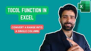 How to use TOCOL Function in Microsoft Excel