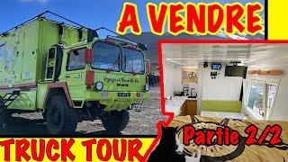 FOR SALE : Motorhome MAN KAT/ TRUCK TOUR inside/ Part 2/2 / Voyage et Nouvelle vie