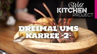 Muffellamm-Krone mit wilder Minze und Grillkartoffeln // Wild Kitchen Project