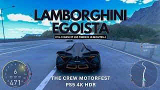 LAMBORGHINI EGOISTA | The Crew Motorfest | PS5 | 4K HDR | UNCUT GAMEPLAY