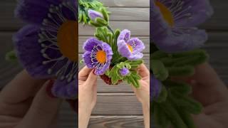 Easy Craft Ideas! How to Make Flower basket from Chenille Wire DIY Pipe Cleaner Flower