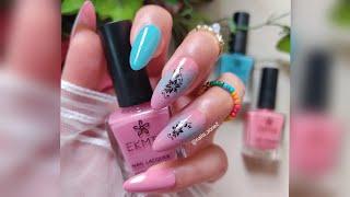 Easy nail art#shorts #short #youtubeshorts #explore #shortsfeed #shortsvideo #nails #nailart #cute