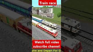 TRAIN  RACE #indianrailways #train #railway #wap7 #games  #trainsimulationgame #trending #traingame