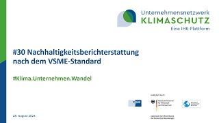 Nachhaltigkeitsberichterstattung nach dem VSME-Standard