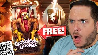 How I Got GOBBLEDY GOOKER for FREE! New QR CODE has Crazy RARE Card! | WWE SuperCard