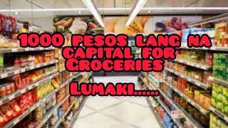 FROM 1000 PESOS NA PUHUNAN LANG NA GROCERIES HANGGANG SA LUMAKI  | GROCERY TIME