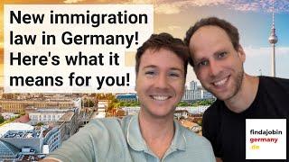 New immigration law in Germany! Here's what it means for you!