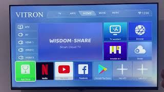 Vitron Smart Tv System Settings : Network Test With In Built Smart Assistant 100% Works