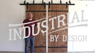 Step-By-Step Double Bypass Barn Door Hardware Installation - Industrial By Design