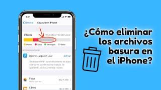 Cómo eliminar archivos basura iPhone