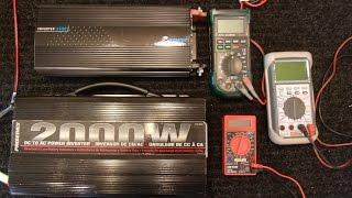 Why is My Inverter Only 80 Volts?? - Multimeters and Inverters - Pure Sine vs MSW