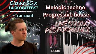 Melodic Techno Live Performance Clawz SG x LackOfAffekt - Transient  Sequential pro 3 Strymon