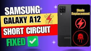 How to Fix Samsung Galaxy A12 Pre-Power Current Draw & Short Circuit | Diode & Inductor Replacement