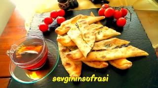 Ispanaklı Peynirli Pide Tarifi / Ev yapımı pide / Peynirli Pide / Ispanaklı pide