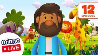  12 AMAZING Kids Bible Stories from Genesis to Jesus! | 60 Minutes of Bible Stories for Kids