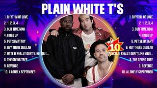 Plain White T's Greatest Hits 2024 Collection - Top 10 Hits Playlist Of All Time