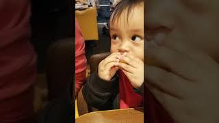 Eating Lemon Without Facial Expression Challenge | 15mos old ZKun