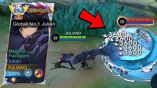 JULIAN BEST TRUE DAMAGE BUILD AND EMBLEM 2024 (must try) - Mobile Legends