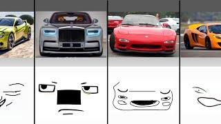 Funny Car Face's Comparison | Part.2