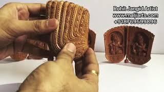Sandalwood carved shell  | चंदन कला । भारतीय Art कला | International Tour | China | Art Museum | Art