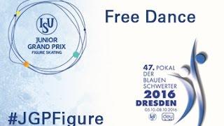 2016 ISU Junior Grand Prix - Dresden - Free Dance