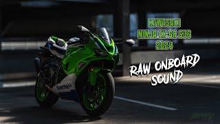 Ninja ZX-6R 2024 Raw onboard sound with Akrapovich