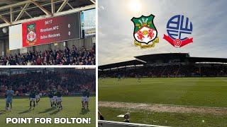 BOLTON TAKE HOME A MASSIVE POINT AFTER A TOUGH DRAW AT THE STŌK RACECOURSE! | Wrexham 0-0 Bolton