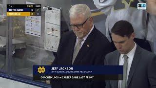 T.J. Hughes Highlights vs. Michigan | Notre Dame Hockey | 02/23/2024