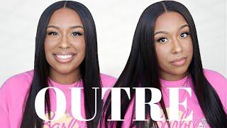 *NEW* OUTRE 5x5 CLOSURE WIG - YAKI STRAIGHT 26 | GLUELESS | PURCHASE OR PASS? |@TheHeartsandcake90