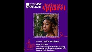 Julie Whitney Scott Presents...Latifat Sulaimon, Actor/Dancer