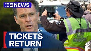 NSW Government crackdown on ticketless parking fines | 9 News Australia