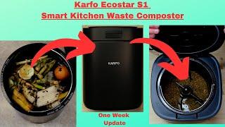 Karfo Ecostar S1 Waste Composter One Week Update