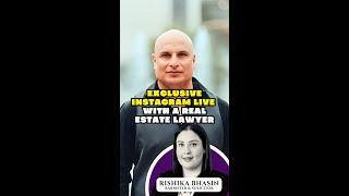 Exclusive Instagram LIVE with a Real Estate Lawyer | Jay and Jaya Dewan