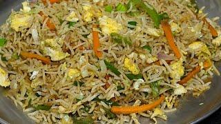 10 நிமிடத்தில் பிரைடு ரைஸ் | Restaurant style egg fried rice | Egg Fried rice recipe in tamil