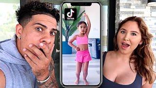 REACTING TO OUR 4 YEAR OLD DAUGHTER'S TIKTOKS! (SHOCKING)