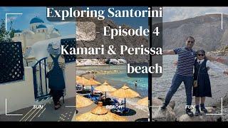 Santorini beaches - Kamari and Perissa beach