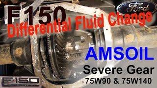 Ford F150 Differential Fluid Change - AMSOIL Severe Gear 75W-140 & 75W-90