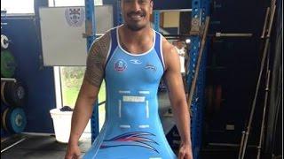 All Black Jerome Kaino works out in a dress